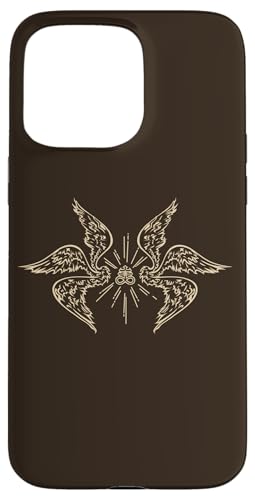Goth Alt Leviathan Kreuz biblisch präzise Erzengelsflügel Hülle für iPhone 15 Pro Max von Fairy Grunge Fairycore Clothes for Women and Men