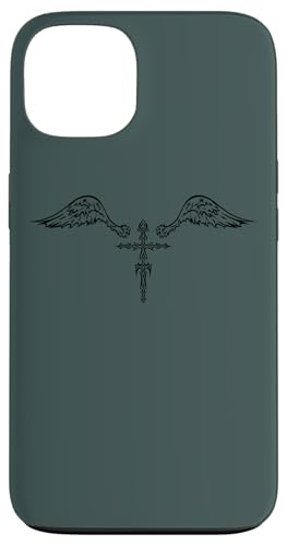 Goth Cross Biblically Accurate Wings Alt Egirl Eboy Y2K Emo Hülle für iPhone 13 von Fairy Grunge Fairycore Clothes for Women and Men