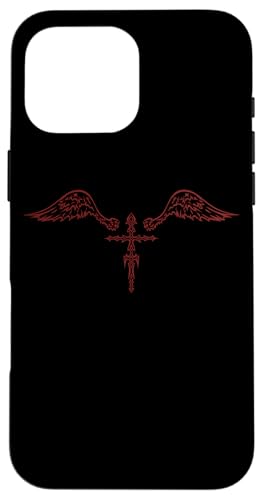 Goth Cross Biblically Accurate Wings Egirl Eboy Y2K Emo Alt Hülle für iPhone 16 Pro Max von Fairy Grunge Fairycore Clothes for Women and Men