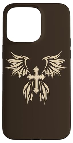 Kreuz und Flügel Alt Egirl Eboy Goth Y2K Emo Hülle für iPhone 15 Pro Max von Fairy Grunge Fairycore Clothes for Women and Men