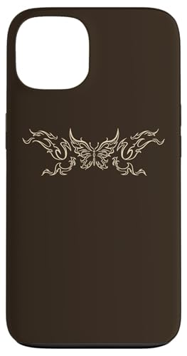 Schmetterling Tattoo Grunge Fairycore Aesthetic Goth Hülle für iPhone 13 von Fairy Grunge Fairycore Clothes for Women and Men