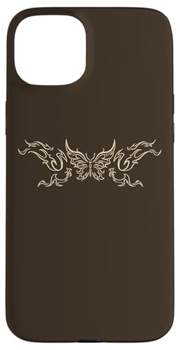 Schmetterling Tattoo Grunge Fairycore Aesthetic Goth Hülle für iPhone 15 Plus von Fairy Grunge Fairycore Clothes for Women and Men