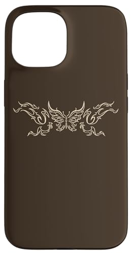 Schmetterling Tattoo Grunge Fairycore Aesthetic Goth Hülle für iPhone 15 von Fairy Grunge Fairycore Clothes for Women and Men