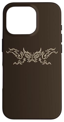 Schmetterling Tattoo Grunge Fairycore Aesthetic Goth Hülle für iPhone 16 Pro von Fairy Grunge Fairycore Clothes for Women and Men