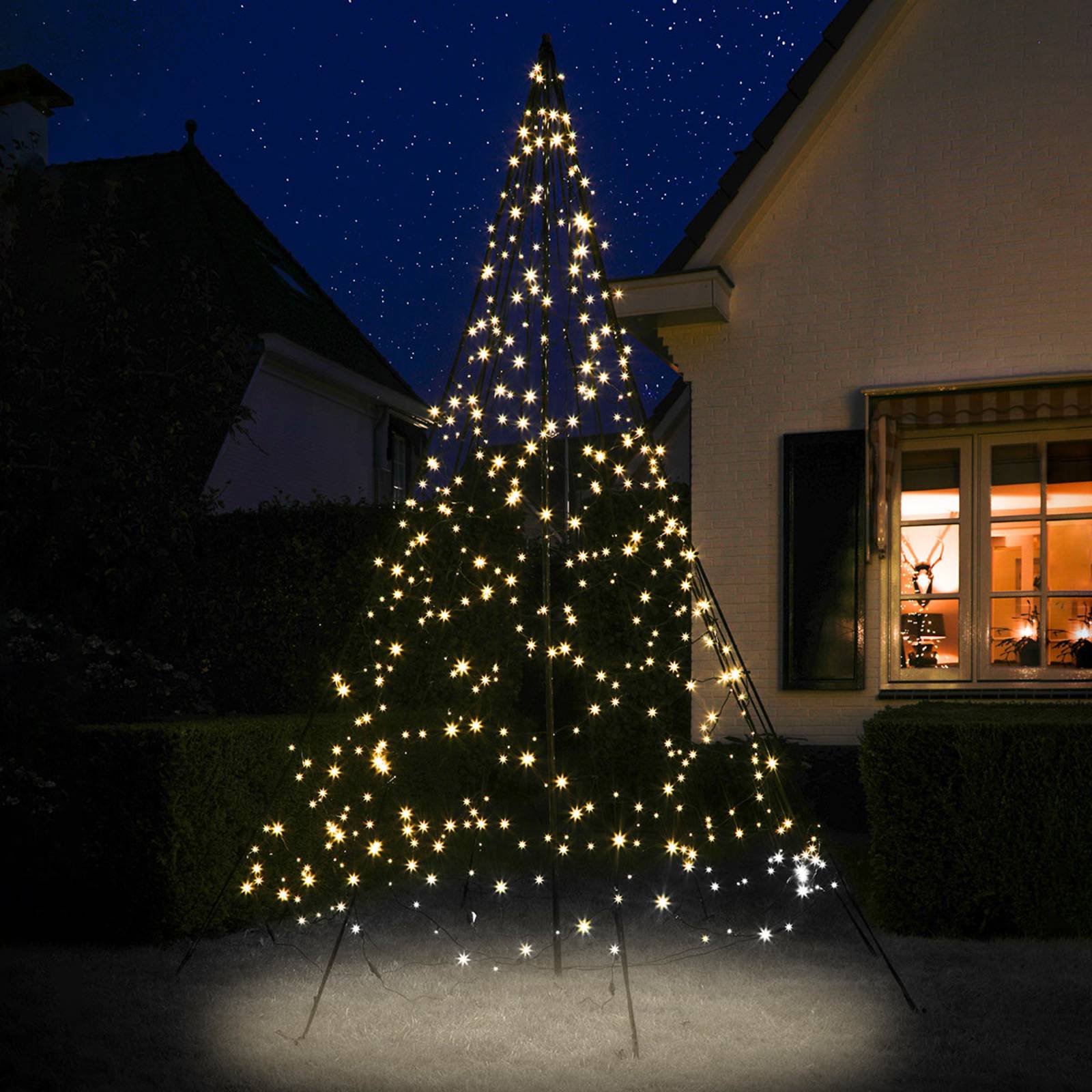 Fairybell Weihnachtsbaum mit Mast, 3 m 480 LEDs von Fairybell