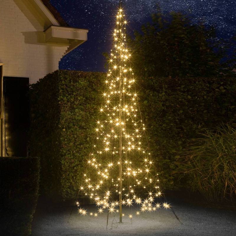 Fairybell Weihnachtsbaum mit Mast, 320 LEDs 300cm von Fairybell