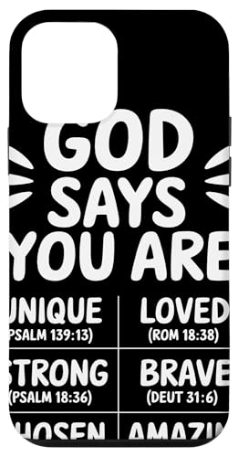 God Says You Are Christian Bibelvers Inspirierend Hülle für iPhone 12 mini God Says You Are Christian Bibelvers Inspirierend Hülle für iPhone 12 mini von Faith-Based Inspirational Quotes for Men & Women