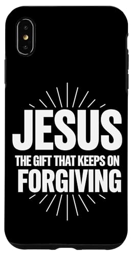 Jesus, das Geschenk, das christlichen Ordensleuten immer wieder vergibt Hülle für iPhone XS Max Jesus, das Geschenk, das christlichen Ordensleuten immer wieder vergibt Hülle für iPhone XS Max von Faith-Based Inspirational Quotes for Men & Women