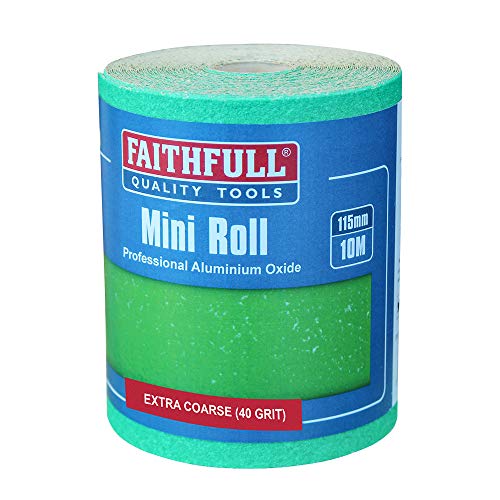 Faithfull - Aluminium Oxid Papierrolle Green 115 mm x 10M 40G - FAIAR1040G von Faithfull