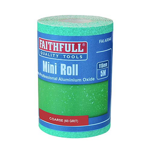 Faithfull - Aluminium Oxid Papierrolle Green 115 mm x 5M 60G - FAIAR560G von Faithfull