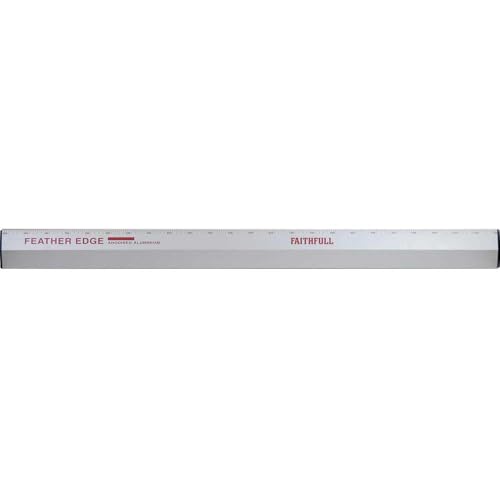 Faithfull Feather Edge Lineal FAIFE4 von Faithfull; gerade Kante mit Skala, 1,2 m (4 Fuß) von Faithfull