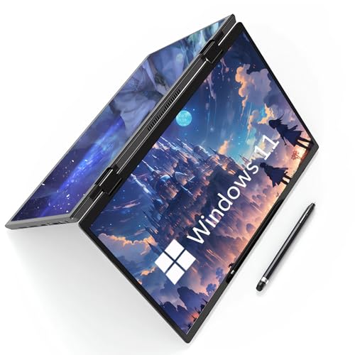 FakestarPC Double 10,5 Zoll Laptop IPS Touchscreen 360 ° Laptop In. N95 Windows 11 2-in-1 Tablet Laptop von FakestarPC