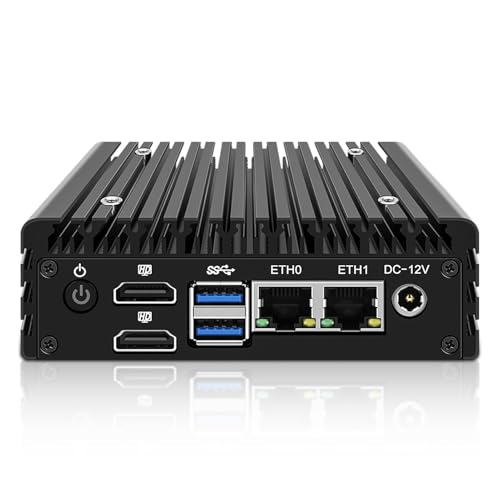 FakestarPC Mini – Pare – Gerät der 12. Generation, 2 x 226 2,5 G LAN ohne Lüfter, Mini-PC n100, 2 x usb3.2, 2 x hdmi, 1 x 10 Pin GPIO, unterstützt VPN AES – oder Pfsense, 16 GB Ddr5 512 GB Nvme FakestarPC Mini – Pare – Gerät der 12. Generation, 2 x 226 2,5 G LAN ohne Lüfter, Mini-PC n100, 2 x usb3.2, 2 x hdmi, 1 x 10 Pin GPIO, unterstützt VPN AES – oder Pfsense, 16 GB Ddr5 512 GB Nvme von FakestarPC