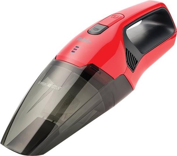 Fakir AS 1072 LNT Handstaubsauger Schwarz - Rot Beutellos (3098003) von Fakir