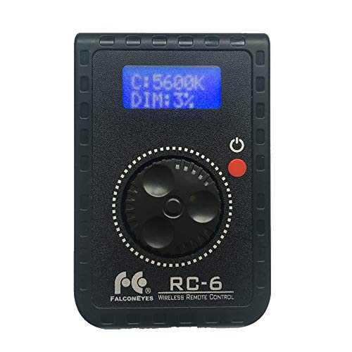 Falcon Eyes RC-6 2.4G Wireless Remote Controler for Falconyes Roll-Flex RX-18TD Led Video Light (18TD Remote Control) von Falcon Eyes