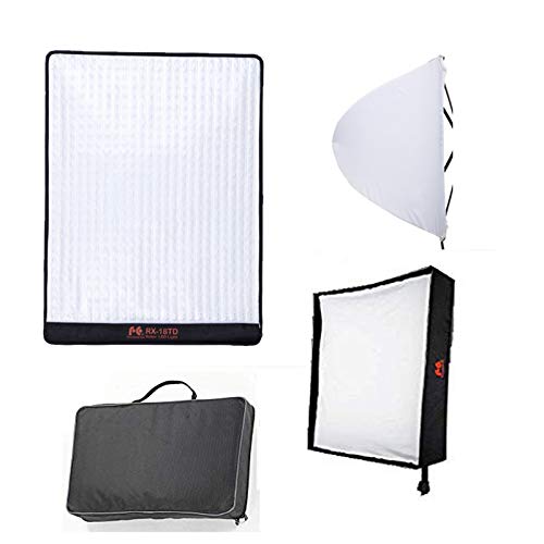 Falcon Eyes RX-18TD Roll-Flex Light Bi-Color Flexible LED Photo Light with Softbox Diffuser OB+SB Portable LED Photo Light MEHRWEG Falcon Eyes RX-18TD Roll-Flex Light Bi-Color Flexible LED Photo Light with Softbox Diffuser OB+SB Portable LED Photo Light MEHRWEG von Falcon Eyes