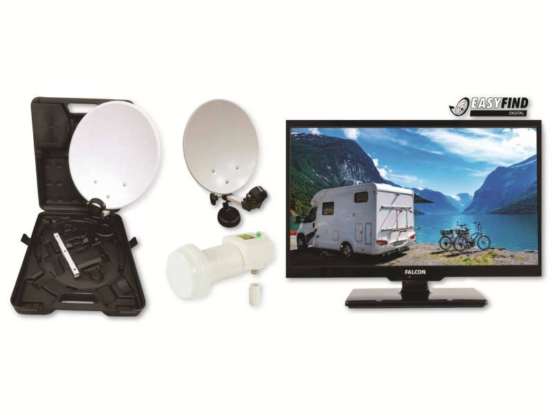 FALCON Easyfind TV Camping Set, inkl. LED-TV 56 cm (22") von Falcon