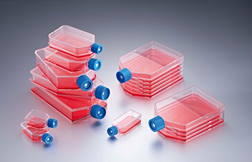 Falcon 356244 cell-culture multi-flask – 3-lagig, 525 cm2 – belüftet Gap und gerader Hals – Oberfläche Behandlung: purecoat fibronektin von Falcon