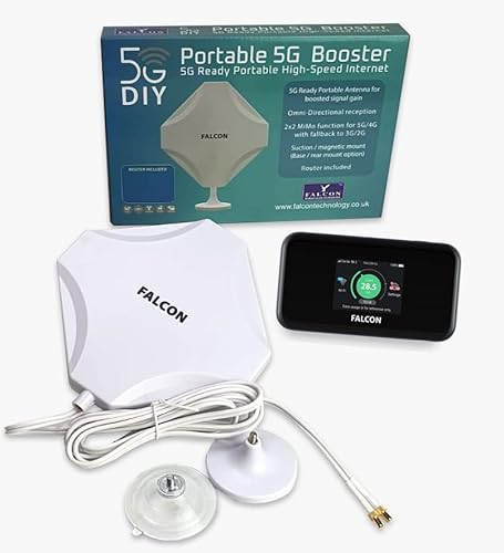 Falcon DIY 5G LTE Fensterantenne mit mobilem 1800Mbit 5G Router Cat22 Falcon DIY 5G LTE Fensterantenne mit mobilem 1800Mbit 5G Router Cat22 von Falcon