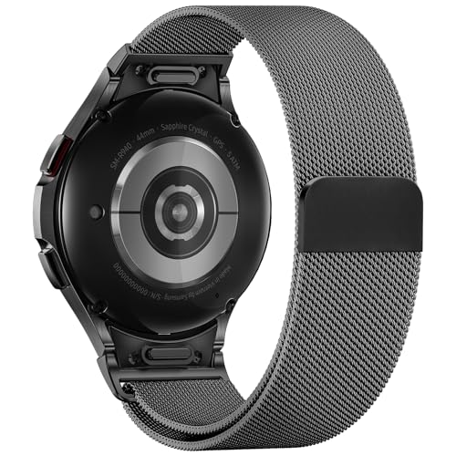 Faliogo Ein klick Metall Armband Kompatibel mit Samsung Galaxy Watch 6 Armband 40mm 44mm, Galaxy Watch 7 4 5 Armband, Keine Lücke Edelstahl Ersatzarmband für Watch 5 Pro/Watch 6 4 Classic, Schwarz Faliogo Ein klick Metall Armband Kompatibel mit Samsung Galaxy Watch 6 Armband 40mm 44mm, Galaxy Watch 7 4 5 Armband, Keine Lücke Edelstahl Ersatzarmband für Watch 5 Pro/Watch 6 4 Classic, Schwarz von Faliogo