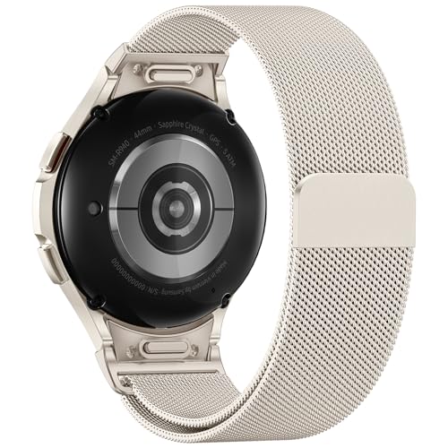 Faliogo Ein Klick Metall Armband Kompatibel mit Samsung Galaxy Watch 6 Armband 40mm 44mm, Galaxy Watch 7 4 5 Armband, Keine Lücke Edelstahl Ersatzarmband für Watch 5 Pro/Watch 6 4 Classic, Polarstern Faliogo Ein Klick Metall Armband Kompatibel mit Samsung Galaxy Watch 6 Armband 40mm 44mm, Galaxy Watch 7 4 5 Armband, Keine Lücke Edelstahl Ersatzarmband für Watch 5 Pro/Watch 6 4 Classic, Polarstern von Faliogo