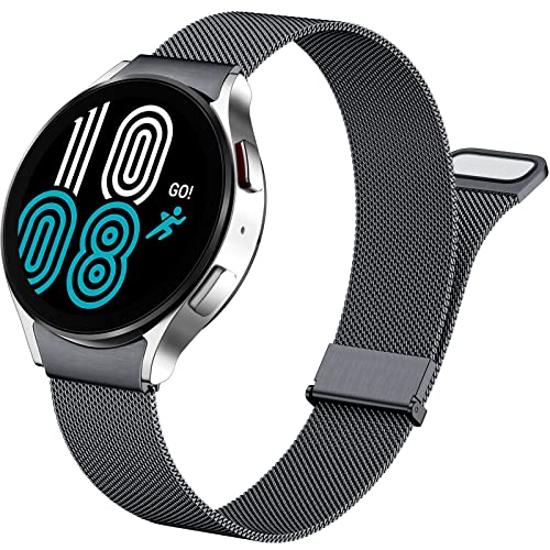 Faliogo Keine Lücke Metall Armband Kompatibel mit Samsung Galaxy Watch 4 40mm 44mm Armband - Galaxy Watch 5 40mm 44mm Armband - Galaxy Watch 5 Pro Edelstahl Armband für Damen Herren, Weltraum Grau Faliogo Keine Lücke Metall Armband Kompatibel mit Samsung Galaxy Watch 4 40mm 44mm Armband - Galaxy Watch 5 40mm 44mm Armband - Galaxy Watch 5 Pro Edelstahl Armband für Damen Herren, Weltraum Grau von Faliogo