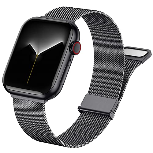 Faliogo Metall Armband Kompatibel mit Apple Watch Armband 38mm 40mm 41mm, Edelstahl Magnetische Ersatzbänder für Apple Watch SE/iWatch Series 9 Series 8 7 6 5 4 3 2 1, 38/40/41mm, Weltraum Grau Faliogo Metall Armband Kompatibel mit Apple Watch Armband 38mm 40mm 41mm, Edelstahl Magnetische Ersatzbänder für Apple Watch SE/iWatch Series 9 Series 8 7 6 5 4 3 2 1, 38/40/41mm, Weltraum Grau von Faliogo