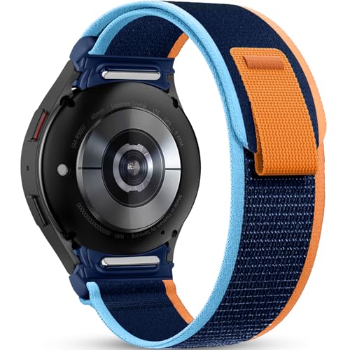 Faliogo Nylon Armband Kompatibel mit Samsung Galaxy Watch 6 Armband 44mm 40mm, Galaxy Watch 7 5 4 Armband - Sport Loop Keine Lücke Ersatzarmband für 6 4 Classic 47mm 43mm 46mm 42mm, Watch 5 Pro 45mm Faliogo Nylon Armband Kompatibel mit Samsung Galaxy Watch 6 Armband 44mm 40mm, Galaxy Watch 7 5 4 Armband - Sport Loop Keine Lücke Ersatzarmband für 6 4 Classic 47mm 43mm 46mm 42mm, Watch 5 Pro 45mm von Faliogo