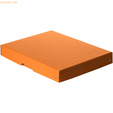 5 x Falken PURE Box Pastell A4 40mm Füllhöhe orange von Falken
