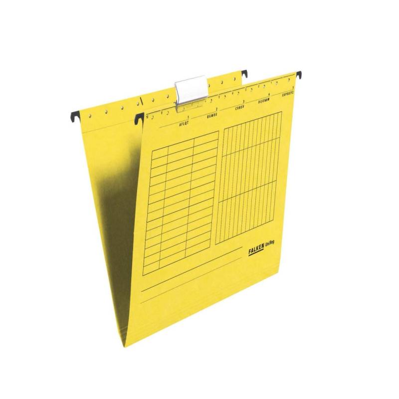 FALKEN UNIREG Hängemappen gelb von Falken