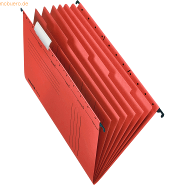 Falken Mehrfachhängemappe UniReg 6 Trennblätter rot Falken Mehrfachhängemappe UniReg 6 Trennblätter rot von Falken