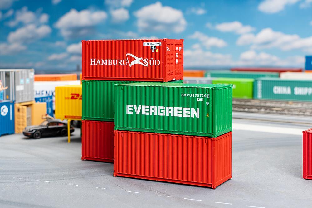 20´ Container, 5er-Set 20´ Container, 5er-Set von Faller