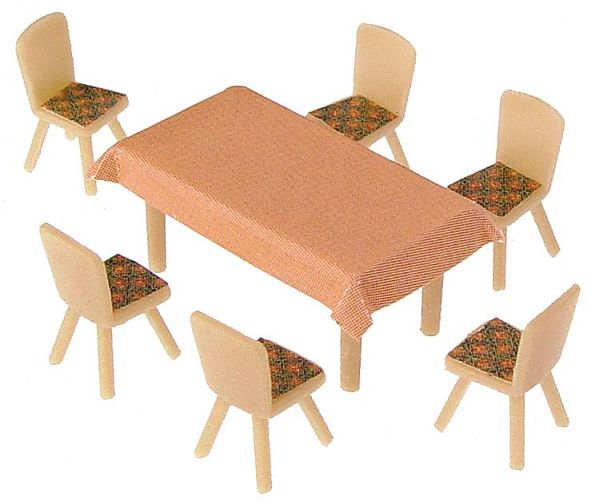 4 Tische und 24 Stühle von Faller