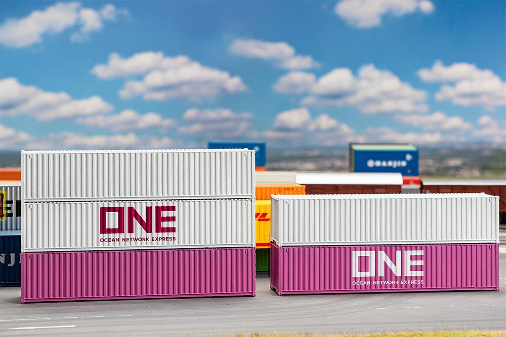 40´ Container ONE, 5er-Set 40´ Container ONE, 5er-Set von Faller