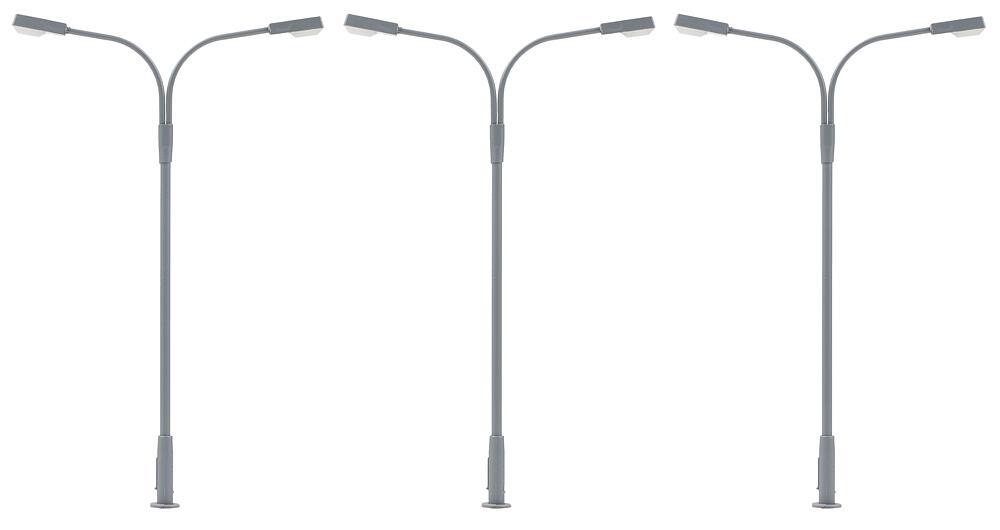 LED-Kofferleuchte, zweiarmig, kaltweiß - 3 Stück LED-Kofferleuchte, zweiarmig, kaltweiß - 3 Stück von Faller