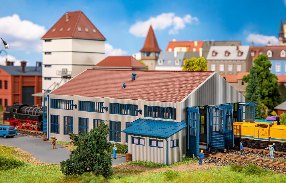 Moderner Lokschuppen, 2-ständig Moderner Lokschuppen, 2-ständig von Faller