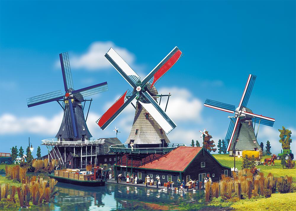 Windmühle De Kat - Monatsmodell von Faller