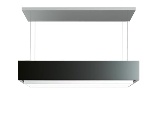 Falmec Levante Inselhaube 120 cm Glas/Graphite von Falmec