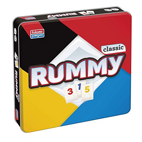 Falomir 31062 Rummy Classic (Blechdose), bunt von Falomir