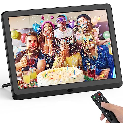 FamBrow Digitaler Bilderrahmen 10 Zoll mit Fernbedienung, Elektronischer Bilderrahmen 1920 * 1080IPS, Unterstützt Einrichtung Video/Musik/Foto/Kalender/Uhr FamBrow Digitaler Bilderrahmen 10 Zoll mit Fernbedienung, Elektronischer Bilderrahmen 1920 * 1080IPS, Unterstützt Einrichtung Video/Musik/Foto/Kalender/Uhr von FamBrow