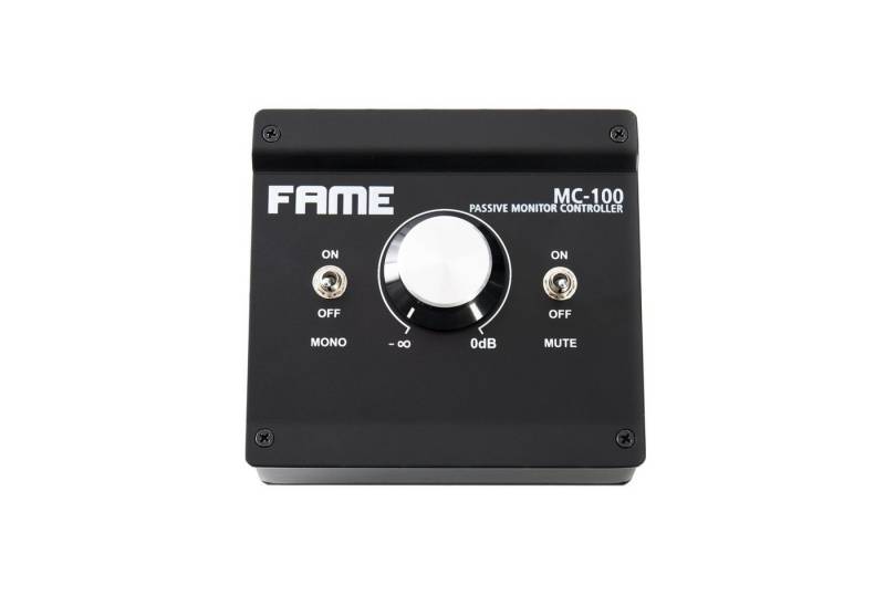 Fame Audio Audioverstärker (Passiver Monitor-Controller, XLR/TRS-Kombibuchse, MC-100) von Fame Audio