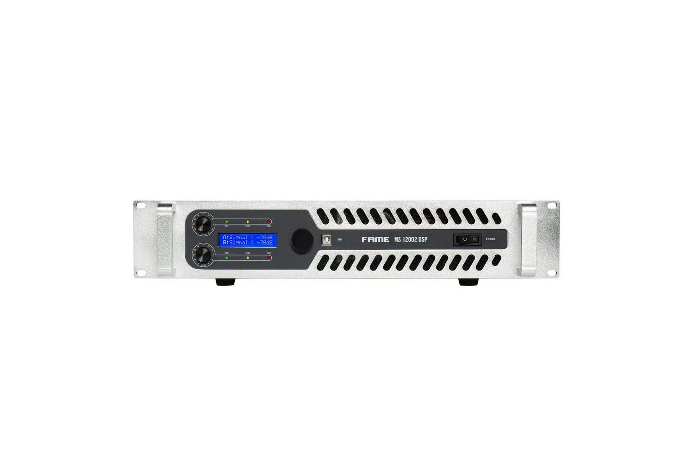 Fame Audio Endverstärker (Endstufe, 2-Kanal, DSP, 1120 Watt, Class H, Lüfterkühlung, Limiter) von Fame Audio