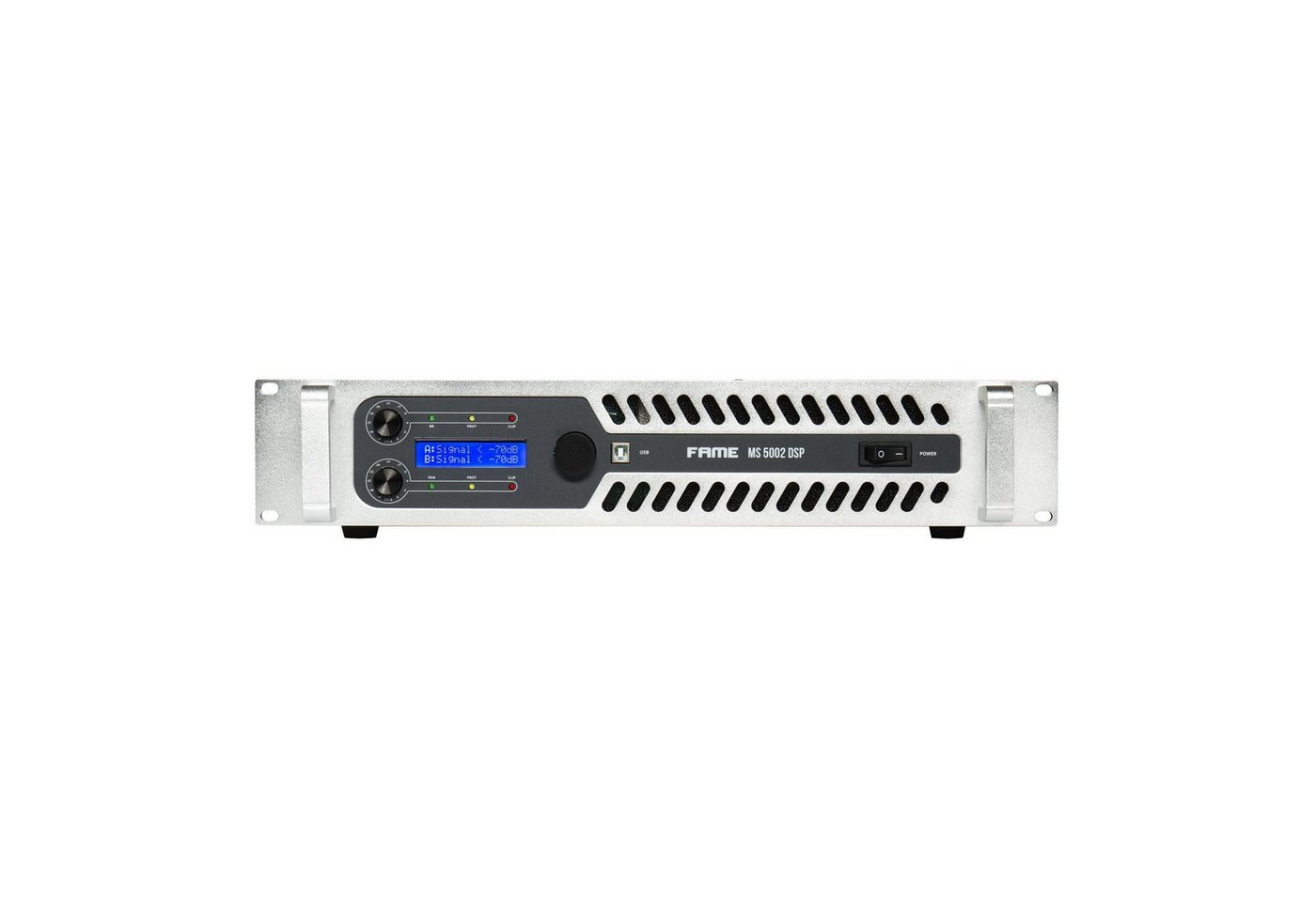 Fame Audio Endverstärker (MS 5002 DSP, 2-Kanal Endstufe, DSP Endstufe) von Fame Audio