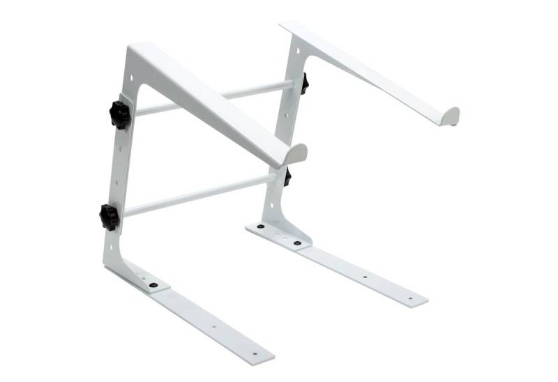 Fame Audio Laptop-Ständer, (LS-1 SNOW Laptop Stand Stabiler Verstellbarer Ideal für DJs Musiker Techniker Inklusive Halterungen Seitlichen Erweiterungen 4 Höhen 3 Breiten Weiß, DJ-Möbel, Laptop Stands, LS-1 SNOW Laptop Stand, Stabiler Verstellbarer, DJs, Musiker) von Fame Audio