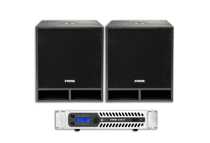 Fame Audio Lautsprechersystem (18" Sub + Endstufe Set) von Fame Audio