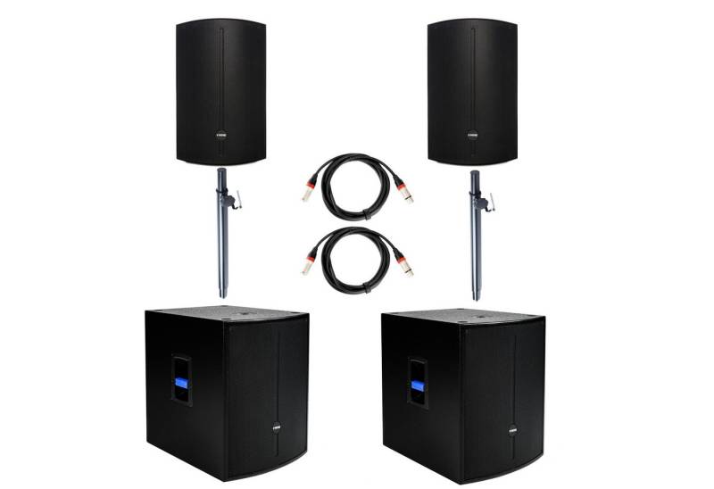 Fame Audio Lautsprechersystem (Aktive Lautsprecher, Bassboxen Set, 400W RMS) von Fame Audio