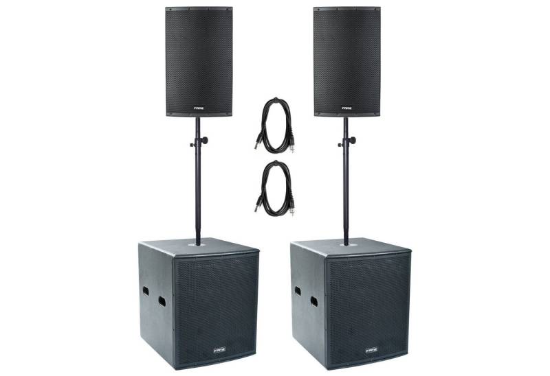 Fame Audio Lautsprechersystem (Challenger DSP Club Set, Aktiv-Topteil, Aktiv-Subwoofer, PAH199) von Fame Audio