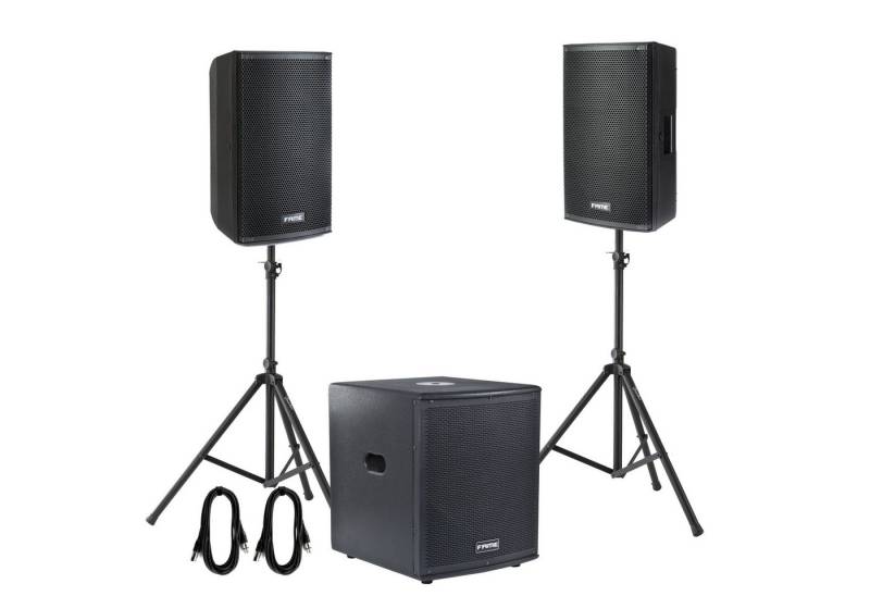 Fame Audio Lautsprechersystem (Challenger DSP Party 1, Aktives PA Set, 10" Topteil 12" Subwoofer) von Fame Audio