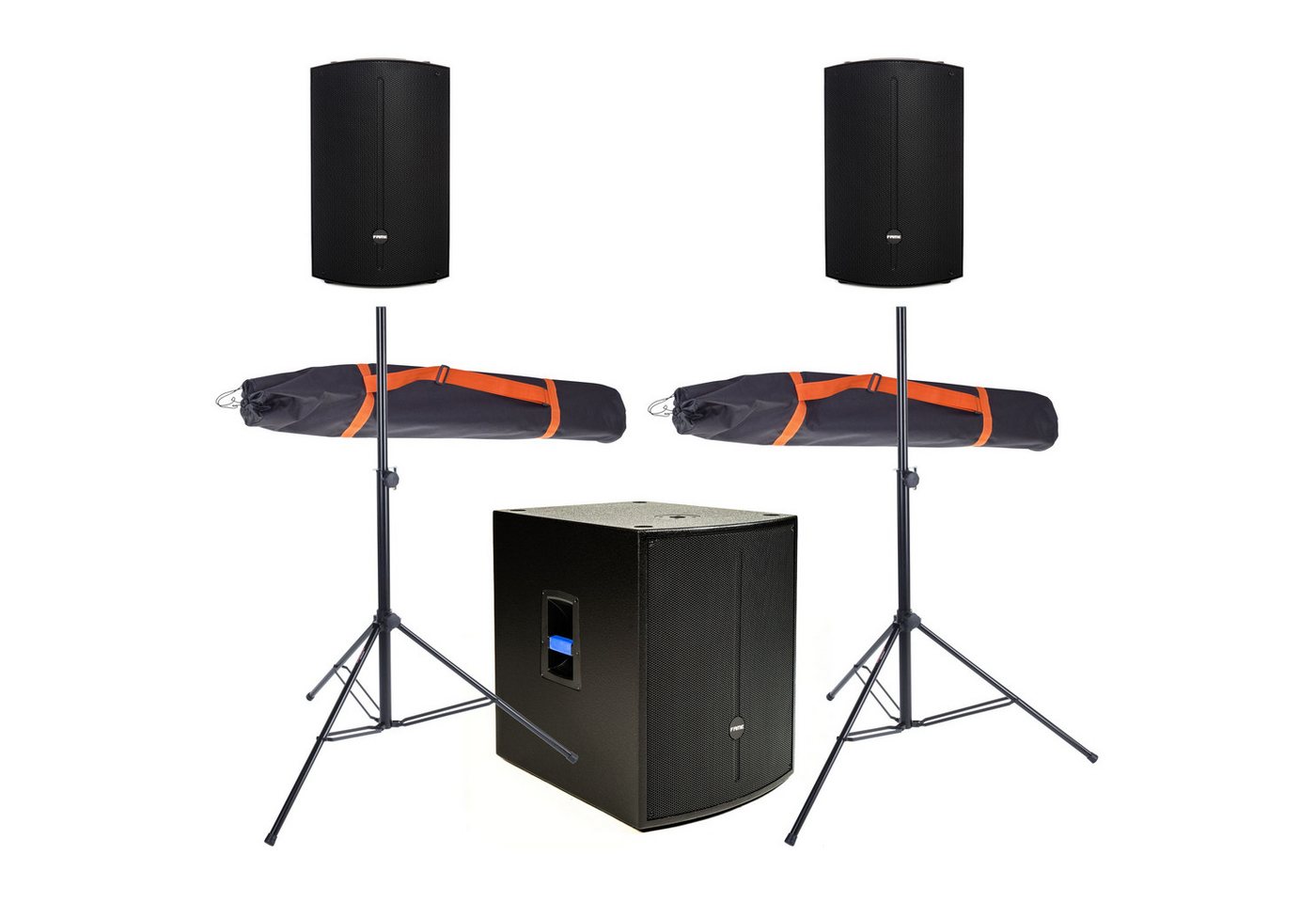 Fame Audio Lautsprechersystem (Discovery 12+18 Club 3 Set, Aktive Lautsprecher, DSP, 400W RMS) von Fame Audio