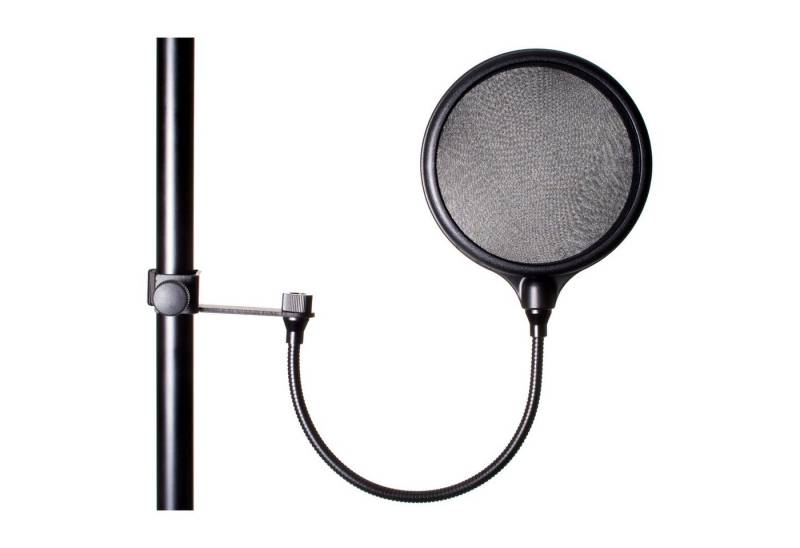 Fame Audio Mikrofon-Halterung, (PF 150D Poppschutz Hochwertiger Doppellagiger Seidenbezogener Mikrofon-Popschutz 15cm Durchmesser Abschraubbarer Kopf Kompakt Klangneutral, Mic / Line Amps / Channel-Strips, Mikrofone, PF 150D Poppschutz, Doppellagiger Mikrofon-Popschutz, Seidenbezogen) von Fame Audio